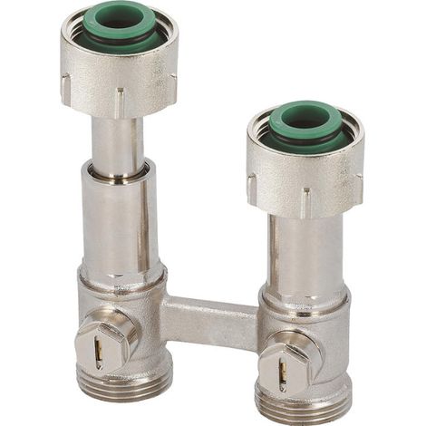 Bloc de robinet bitube Simplex ET1/150 équerre avec télescope d'équilibrage (1/2)