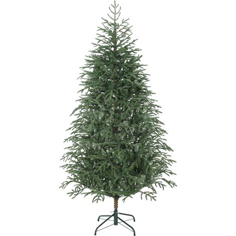 HOMCOM Albero di Natale Finto da 180cm con 1814 Rami Folti e Base in Metallo (1/5)