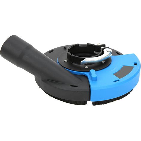 5-Zoll-Staubschutzhaube, blau-schwarz, aus PC-Kunststoff und Metall, Schleifschutzabdeckung für Winkelschleifer, Zubehör (1/5)