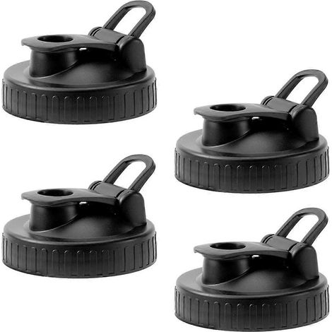 Couvercles à bec verseur pour bocaux Mason à large ouverture Ball, couvercles hermétiques à clapet pour verser les vinaigrettes, lot de 4 (1/4)