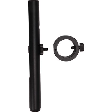 Support mural pour écran, barre métallique de fixation, support de moniteur, bras de bureau supplémentaire pour vidéo LCD, microscope, caméra, 32mm/1.3in (1/5)