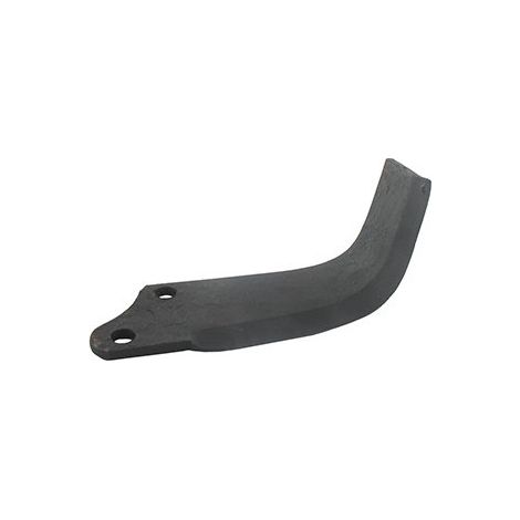 Cuchillo recto para fresadora trasera compatible con Agria, reemplaza original 1767, 71943. Longitud: 155 mm, diámetro de taladro ø 8,5 mm, Entrax