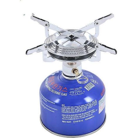 Réchaud de camping portable à disque, brûleur à gaz propane, cartouche d'isobutane, chauffage de tente (1/5)