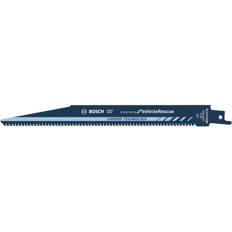 Lame de scie sabre S 957 CHM longueur 225 mm largeur 20 mm 3 mm dents soudées 1 pièce/carte BOSCH