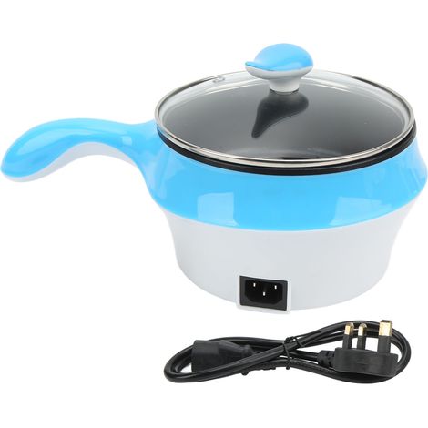 Bouilloire électrique chaude mini 1,5L, casserole antiadhésive, cuiseur rapide de nouilles, pour maison bureau, prise UK 220V (1/5)