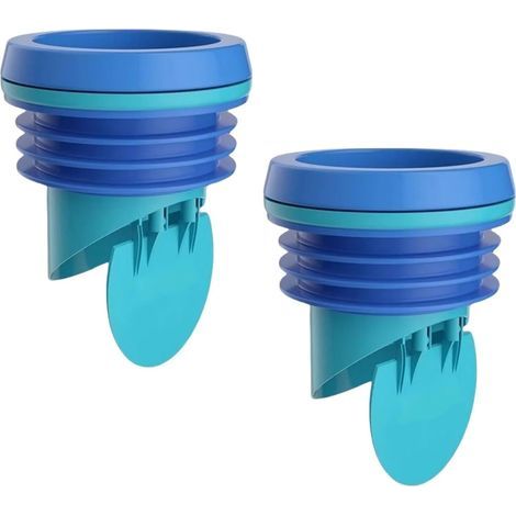 2 WC-Dichtungen, geruchsdicht, Rückschlagventil, PVC, für 100–110 mm Rohre, Badezimmer (1/5)