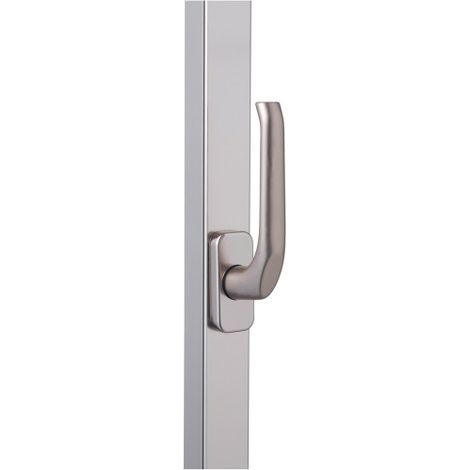 Crémone pompier à poignée rotative en applique finition argent 2300 mm pour menuiserie bois. aluminium ou PVC 334 - ASSA ABLOY FRANCE BEZAULT RIVINOX (1/4)