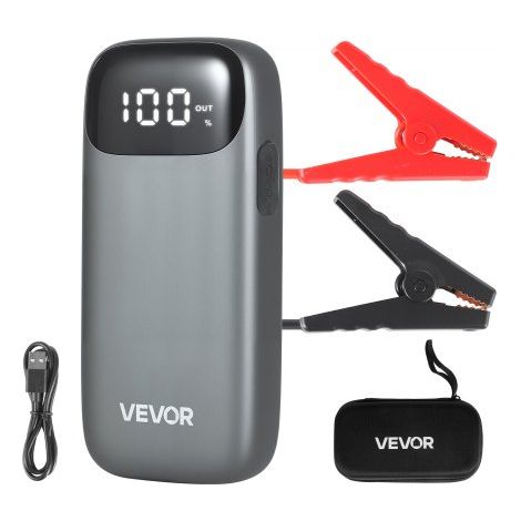 Booster Batterie Voiture 6000 A Démarreur de Batterie au Lithium (1/5)