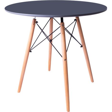 Table à manger Aga 80 cm Gris (1/5)