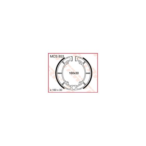 Zapatas de freno TRW ZF (160 x 30 mm) (K705) para Kawasaki EL/GPZ/ER/Z/ZL