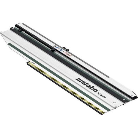 Metabo – Rail de tronçonnage KFS 44 629016000 – Longueur 1,5m – Pour coupes d'angle jusqu'à 60° – Pare-éclats pour finition nette
