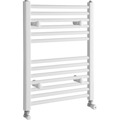 Radiateur de salle de bain DIRECT avec raccordement latéral 500x640 mm, blanc (1/5)
