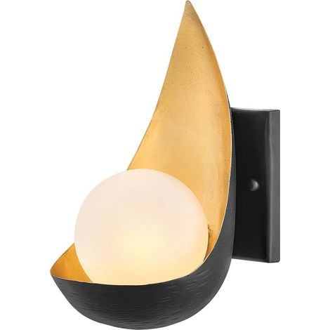Ren Lisa McDennon by Hinkley 1 Light Wandleuchte Schwarz, Gold (1/5)