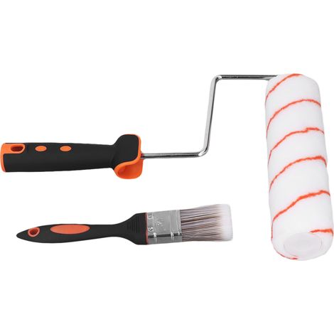 Farbroller-Set 9 Zoll, kleines Set mit Pinselablage, Malerbedarf für den Innenbereich (1/5)