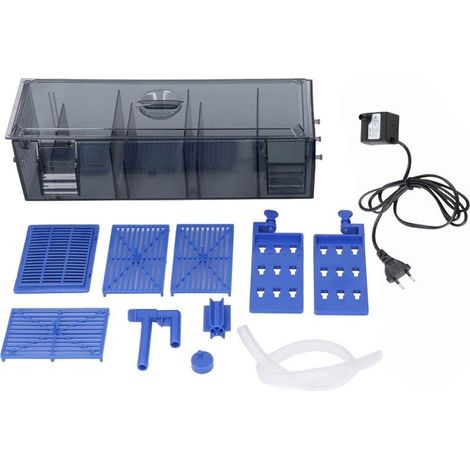 BelleRise - Filtre cascade double – Filtration progressive murale – Silencieux – pour aquarium maison (1/5)
