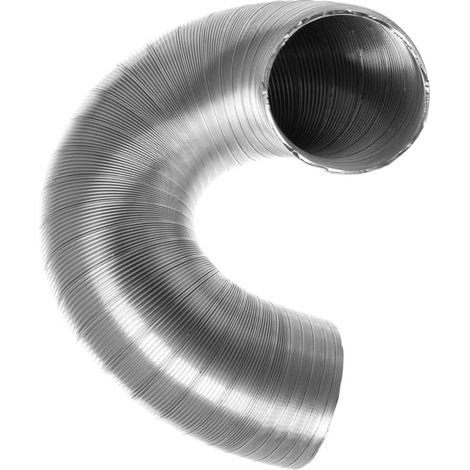 Tuyau flexible en aluminium - Diamètre : 100 mm - Longueur : 1,5 m (1/5)