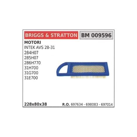 Filtro aria BRIGGS&STRATTON rasaerba tosaerba tagliaerba intek avs 28 31
