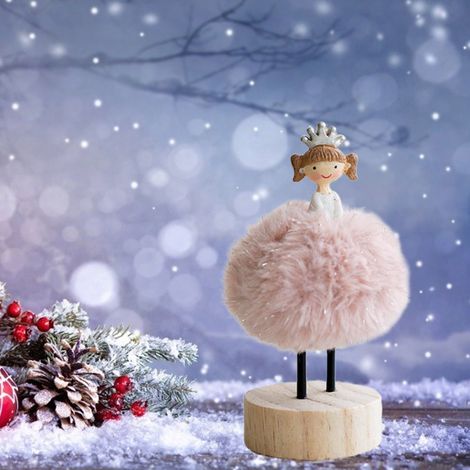 Pendentif ange en peluche pour sapin de Noël, décoration de Noël pour la maison, cadeau pour enfants (1/3)