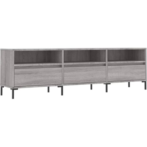 Mobile TV Armadietto TV Mobile Porta TV Grigio Sonoma 150x30x44,5 cm Legno Multistrato (1/4)