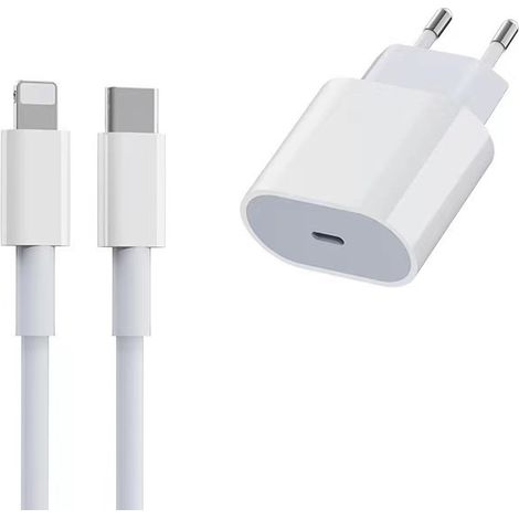 Chargeur PD20W compatible avec les chargeurs de téléphones portables Apple (1/4)