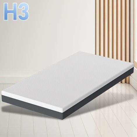 SWANEW 120x190cm Materasso-Schiuma d'acqua Materasso in Memory Foam 7 Zone di Comfort H3 Rigidità (1/5)