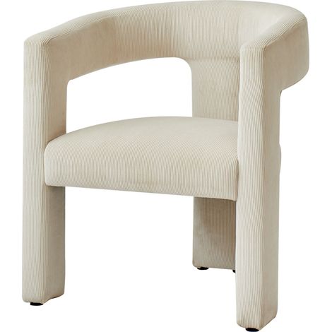 Fauteuil relax scandinave 66x58x75 cm – Mousse polyuréthane haute densité – Tissu 100% polyester – Acier époxy noir – Nordlys (1/5)