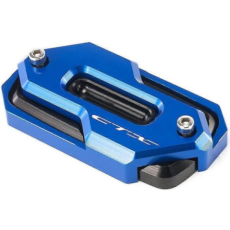 CNC-Zubehör für Honda CTX 700, 700N, 1300, CXT700, CTX700 N, CTX1300 Motorrad: Deckel für Hauptbremsflüssigkeitsbehälter vorne – 1 Stück, blau (1/5)