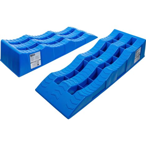 BGS  Kit  de  rampas  de  acceso  de  plástico  con  3  alturas  de  acceso,  2  piezas  -  74402 (1/4)