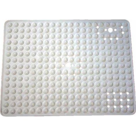 Tappeto Doccia Non Slip cm 60X80 Bianco