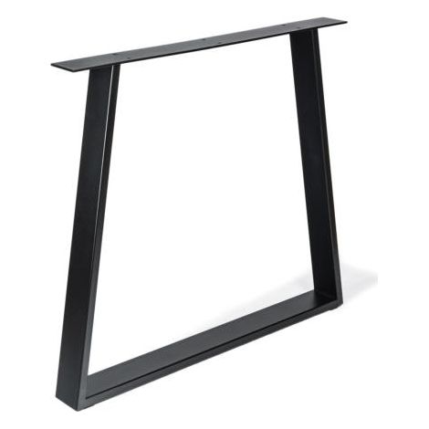 Pata Trapecio para Muebles  Estilo Funcional  Fabricado en Acero  Acabado en Negro Poro   Medidas 78080712 mm  Altura: 71,2 cm  Fácil Instalación  1 Unidad - (1/4)