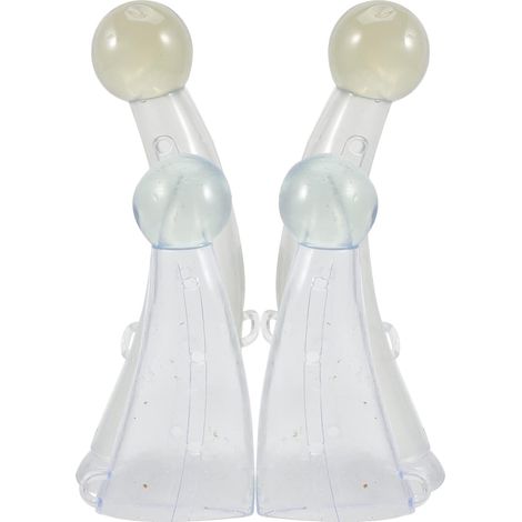 Protection Corne de Vache en Silicone 2 Paires pour Bétail Agricole, Manchon Solide et Confortable Anti-combat, Couvre-corne pour Ferme et Élevage Bovin (1/5)