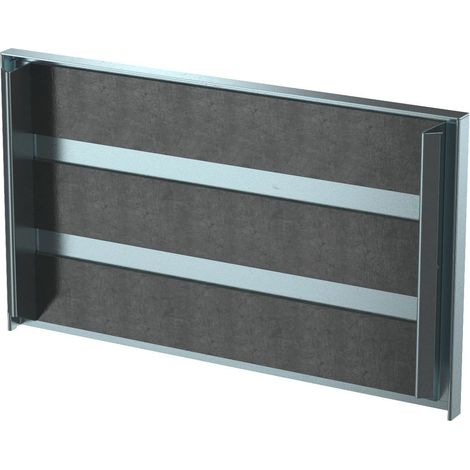 OBO Bettermann Pieza final con tejido de protección contra incendios 205x20x121 Acero cincado, 7218094