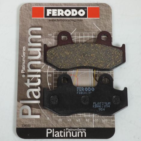 Plaquette de frein Ferodo pour Moto Honda 600 Xl R 1983 à 1987 AV (1/4)