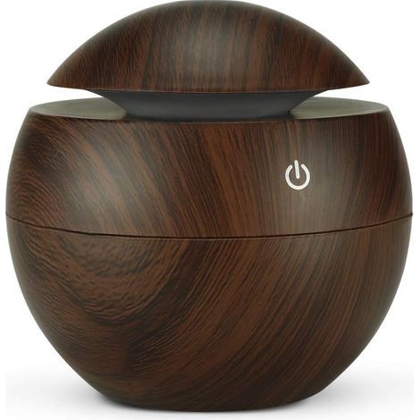 Humidificador ultrasónico de 130 ml con conexión USB, vapor frío ultrasilencioso, iluminación LED de 7 colores y difusor de aromas (CC 5V 3W). (1/5)