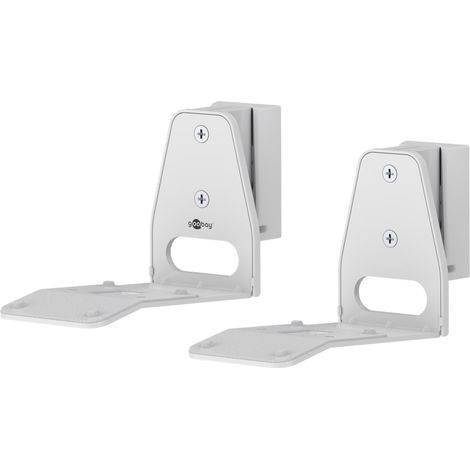 Soporte de pared para altavoz modern era 3 flex, blanco, 2 piezas, compatibles con sonos era 300, soporte de altavoz seguro y discreto.