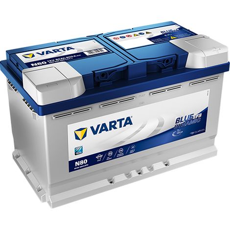Batería Varta 80Ah Blue Dynamic EFB N80