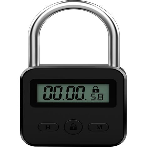 Elektronischer Safe mit Timer für Handy und Snacks, Anti-Sucht-Verschlussbox mit Countdown- und Zufallsmodus, persönliches Disziplinierungsinstrument zur Überwindung schlechter Gewohnheiten.