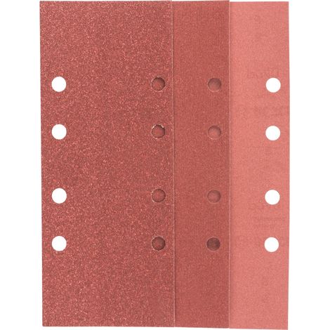 Bosch 25-teiliges Schleifblatt-Set für Schwingschleifer, Körnung 60, 80, 120, 240 (1/3)