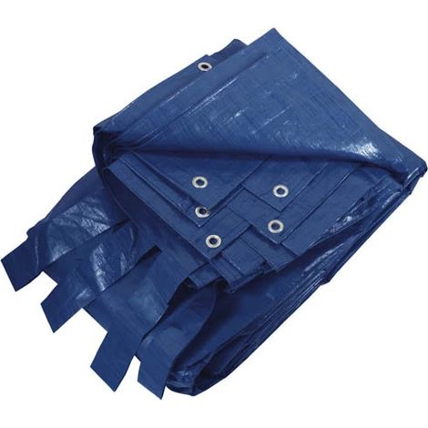 TELO TELONE OCCHIELLATO ESTERNO IMPERMEABILE PISCINA 8x14mt RIBIMEX