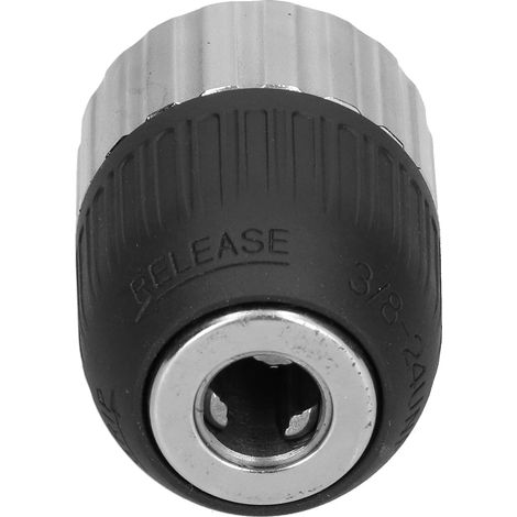 Mandrin de Perçage 3/8-24UNF pour Mandrin de Perçage, Mandrin de Perçage pour Petits Trous, Visseuse à Percussion, Perceuse électrique 2-13 Mm, Adaptateur de Perçage, Mandrin de (1/5)