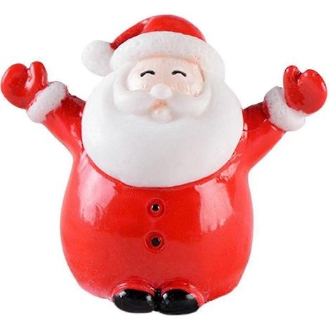 Figurine de Noël en forme de bonhomme, objet de décoration à faire soi-même, jouet pour maison de poupée, cadeau d'anniversaire-StyleG (1/5)