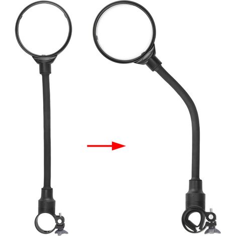 Rétroviseur de vélo, rétroviseur de vélo à guidon unique, rétroviseur de guidon de vélo vintage réglable à 360°, rétroviseur électrique, rétroviseur de garde-boue, vélo de route, course, cyclomoteur (1/3)