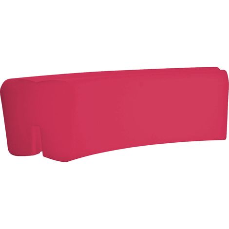 Panca da Esterno Seduta Modulare 120x50 cm in Resina Arkema Althea Cherry (1/3)
