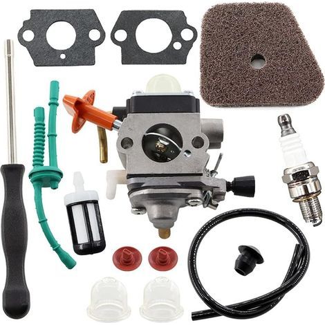 Kit carburateur pour débroussailleuse Stihl FS87. FS90. FS100. FS110. FS130. HL90. HL95. HL100. HT100. HT101. KM90. KM100. KM110. SP90. Remplace les références 4180 120 0604 et 4180 120 0607. (1/4)