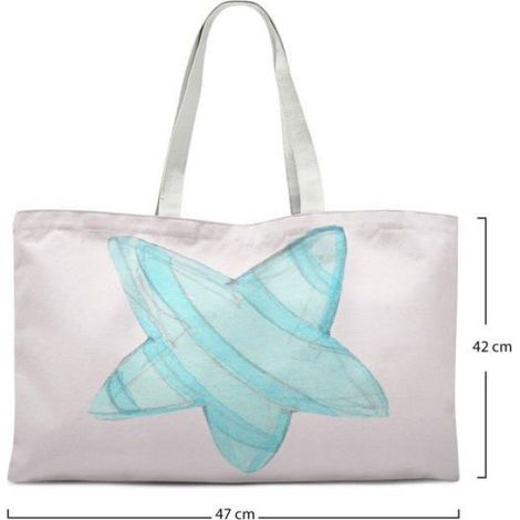 Sac Shopping Coton Réutilisable - 47x42 Cm - Poignées 30 Cm - 1 Pièce (1/4)