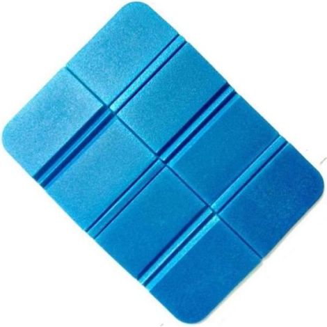 Coussin de siège Pliable Thermique, calorifuge, imperméable, adapté à l'extérieur, au camping, au pique-nique,2pcs(rouge + bleu) (1/4)