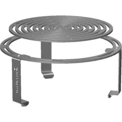 Grille de barbecue surélevée 36 cm en acier au carbone 6 mm – Circulation de l'air optimisée – Compatible braseros Nestor et Jules – Barbecook