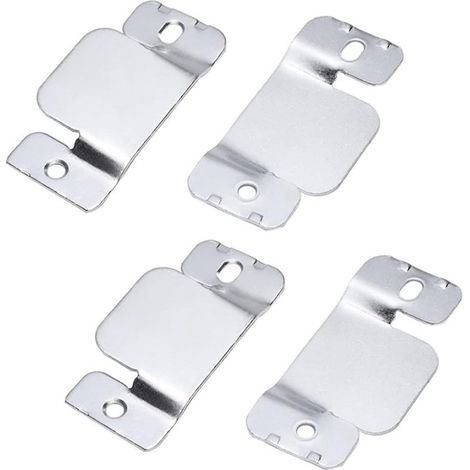 4 Pcs Connecteur de Canapé avec Vis, Fixation Canape Universels en Métal pour Canapé Sectionnel (1/5)