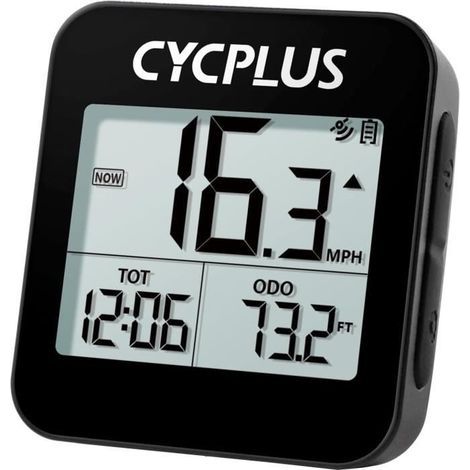 GPS Bike Computer - CYCPLUS - G1 - IPX6 Waterproof - Speed, Distance, Time (1/4)