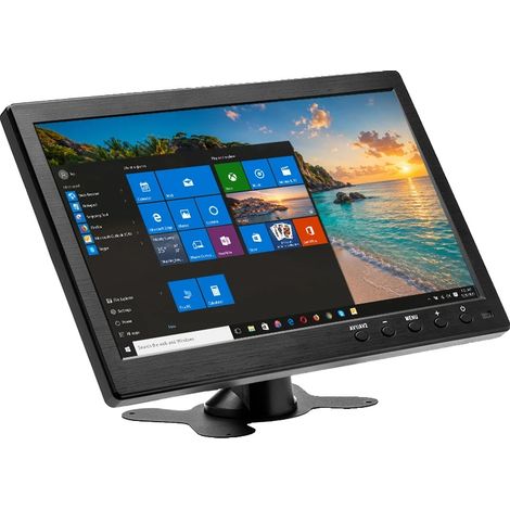 Monitor di backup di emergenza, schermo da 10,1 pollici, risoluzione 1024 x 600, compatibile con HDMI, consumo energetico fino a 8 W, supporta PAL e NTSC. (1/5)